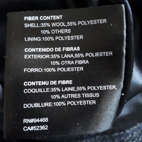 Buffalo Wool Blend Double Breasted Coat - Picture 13 of 13